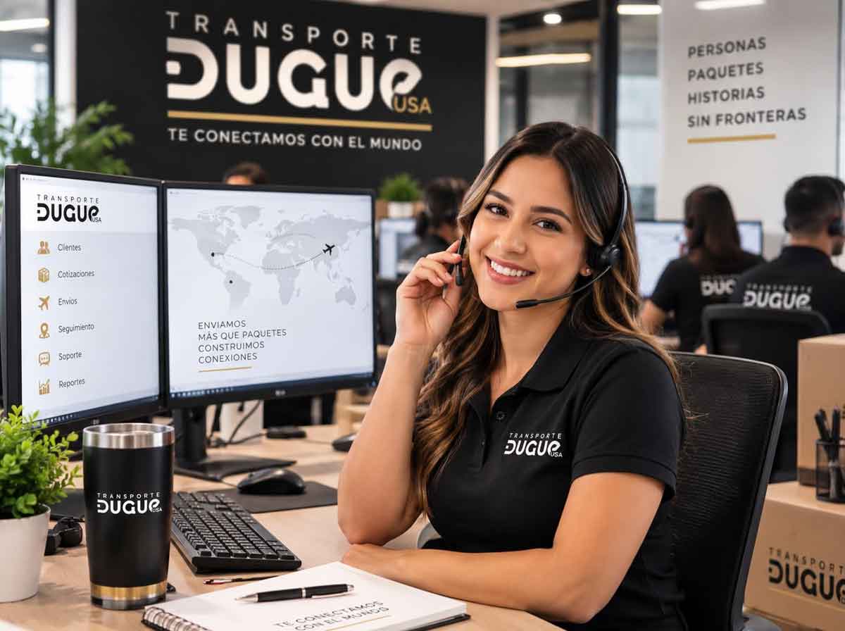 Asesora de atención al cliente Transporte Duque USA